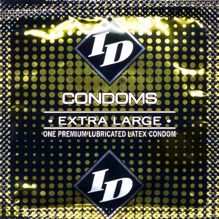 ID Extra Large Lubricated Latex Condoms 3 Pack. Large and in charge. Extra Large Lubricated Condoms are strong yet sensitive