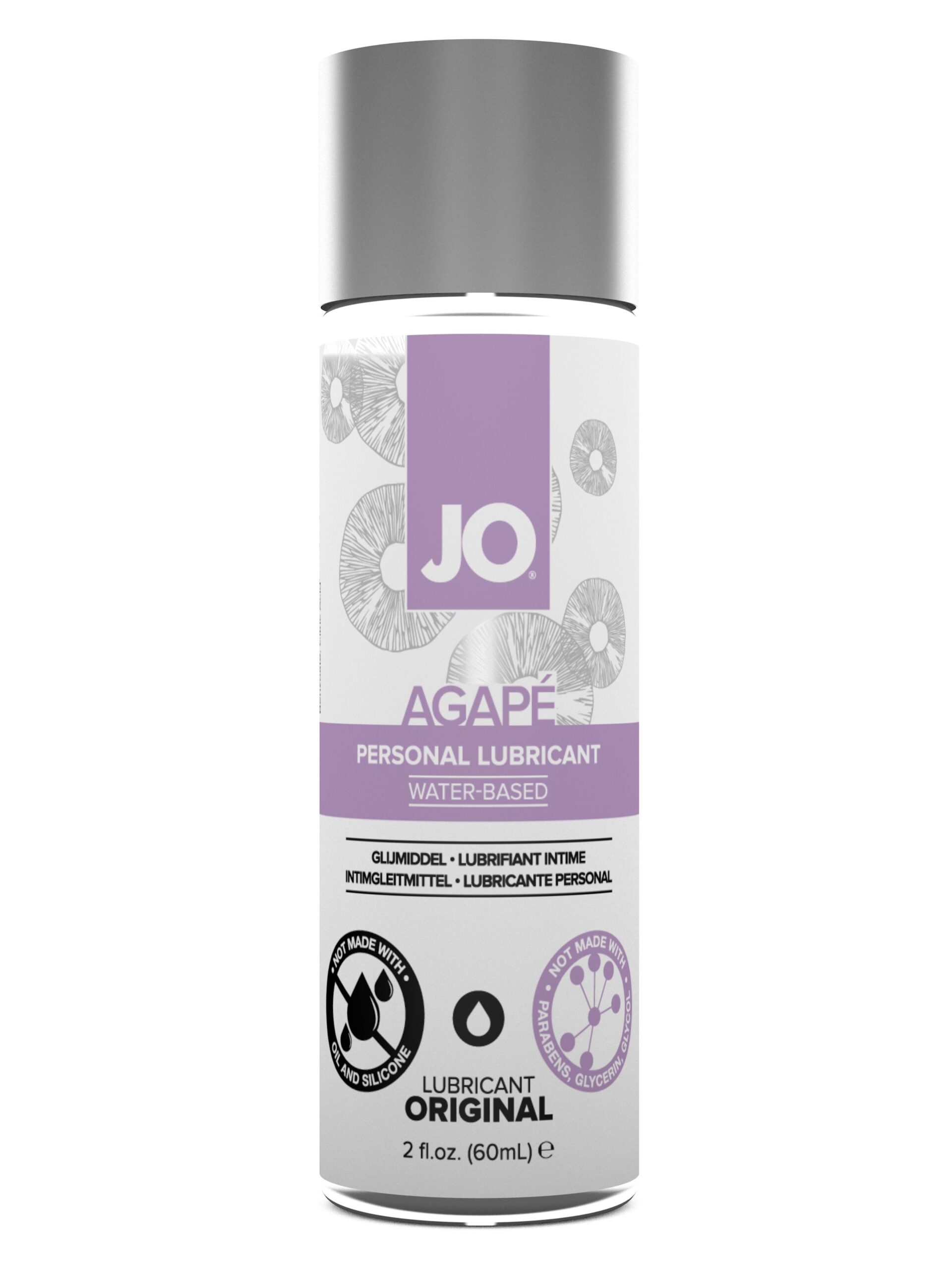 JO Agape Original Personal Lubricant 2 fluid ounces. JO for Women Lubricants use only the highest quality ingredients on the market