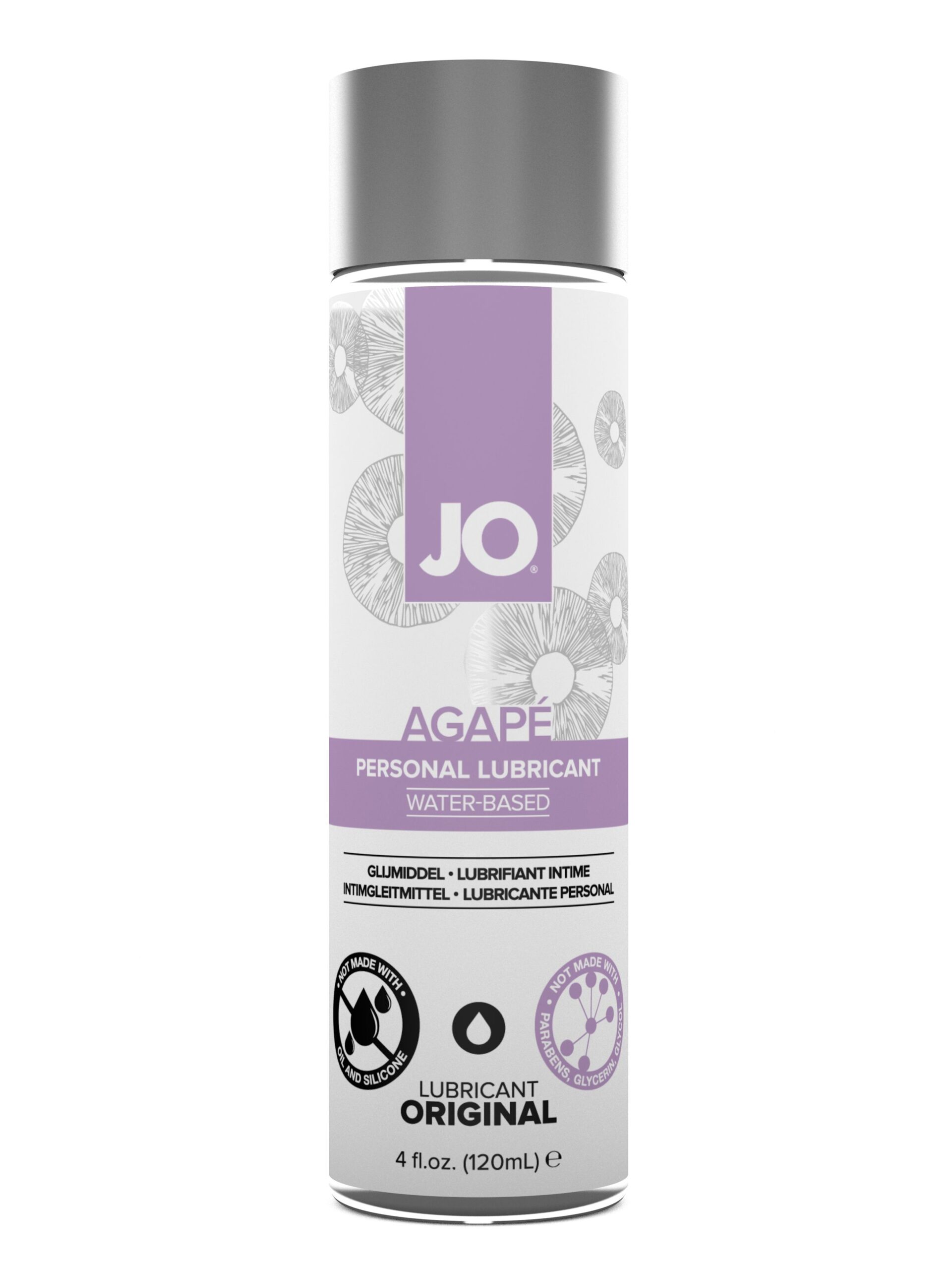 JO Agape for Women Lubricant 4 fluid ounces. JO for Women Lubricants use only the highest quality ingredients on the market