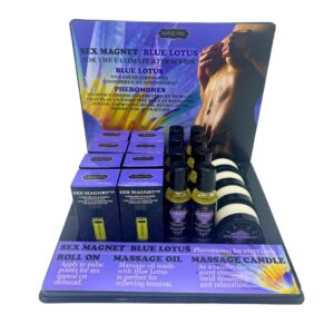 Sex Magnet Blue Lotus Prepack from the Kama Sutra Company. Sex Magnet Massage Oil