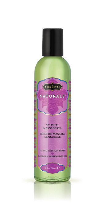 Naturals Massage Oil Island Passion Berry from Kama Sutra. A light