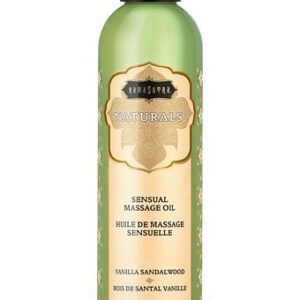 Naturals Massage Oil Island Vanilla Sandalwood from Kama Sutra. A light