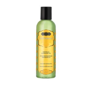 Naturals Massage Oil Coconut Pineapple 2 fluid ounces from Kama Sutra. Now available in a convenient 2 fluid ounces travel size. A light