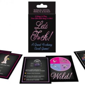 Let's F*ck Card Game from Kheper Games. The quick and easy game that gets you laid! Includes 48 Let's F... Cards