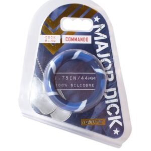 MAJOR DICK COMMANDO SILICONE DONUT BLUE CAMO (1.75IN./44MM)