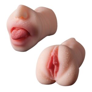 Skinsations Man Eater Pussy Mouth Masturbator Beige from Hott Products Unlimited. Man Eater Masturbator is the perfect companion that will really deliver the goods whenever your hungry throbbing member feels the urge! From it is super soft open and willin