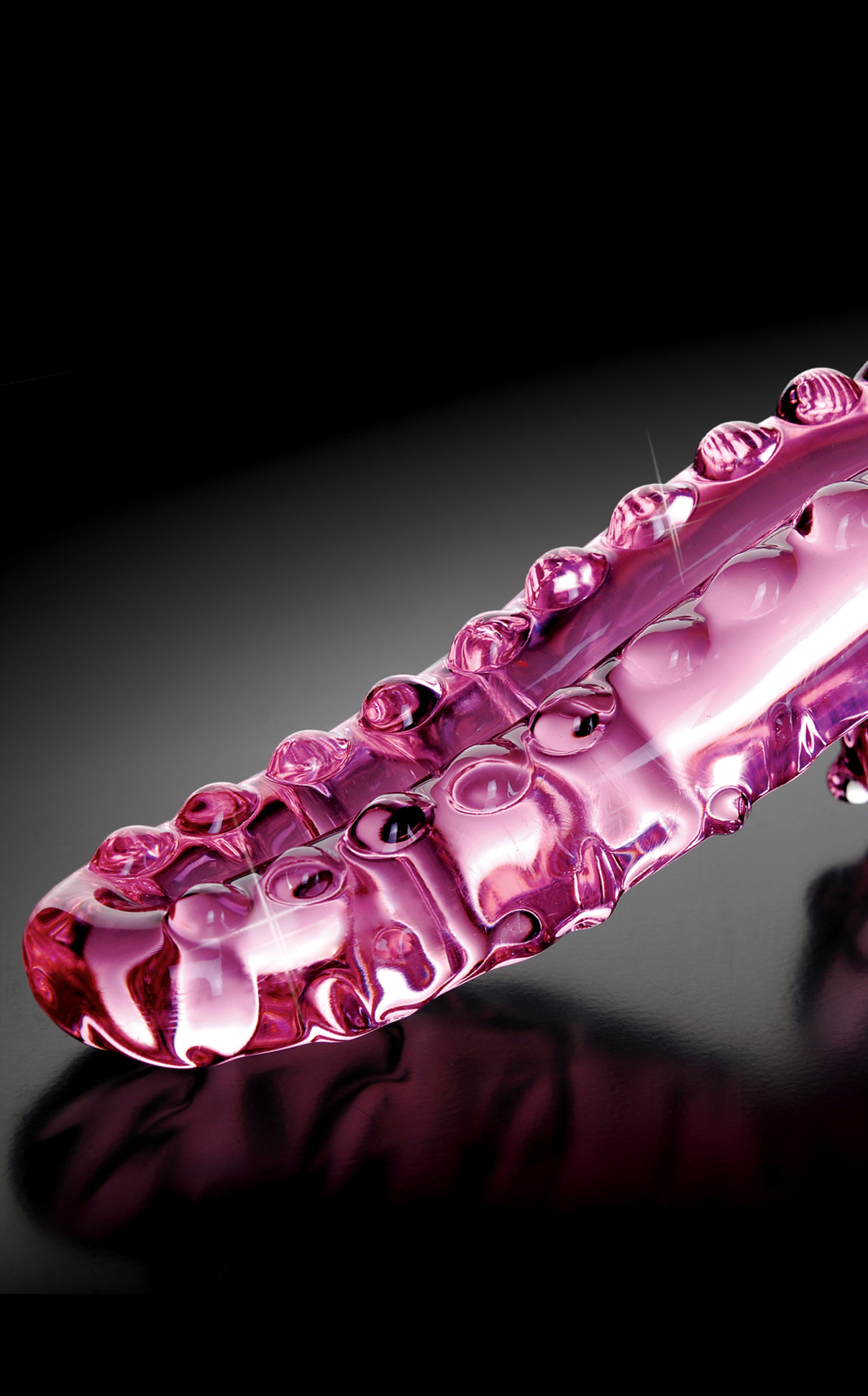 Icicles No. 24 Hand Blown Glass Massager is an elegant