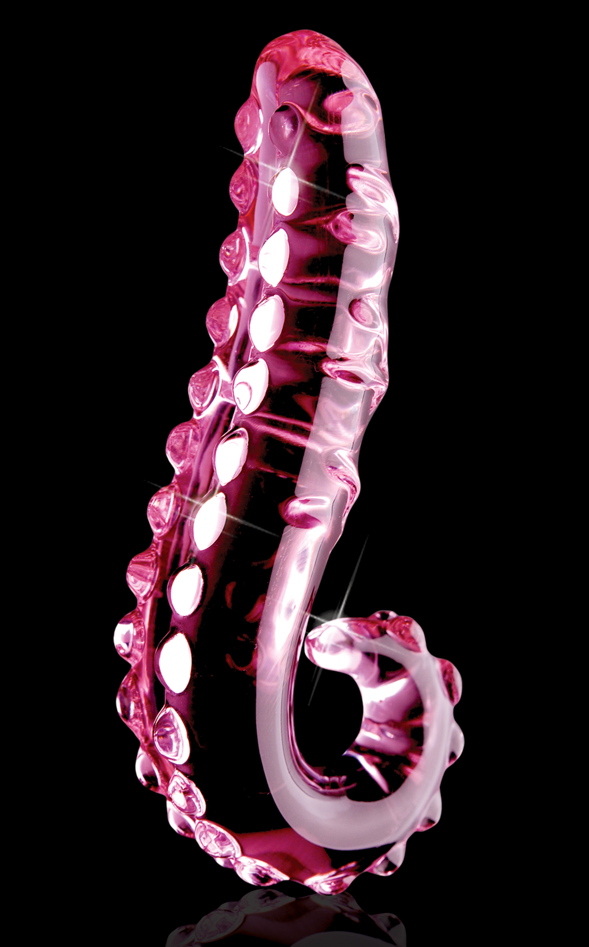 Icicles No. 24 Hand Blown Glass Massager is an elegant
