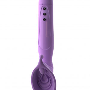 Fantasy For Her Vibrating Roto Suck-Her Purple from Pipedream Products. The vibrating roto suck-her hugged the cleft between her legs with its soft