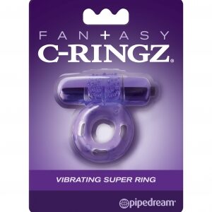 Fantasy C-Ringz Vibrating Super Ring Purple from Pipedream Products