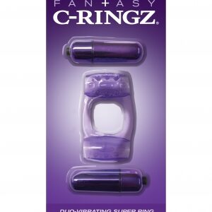 Fantasy C-Ringz Duo Vibrating Super Ring Purple from Pipedream Products