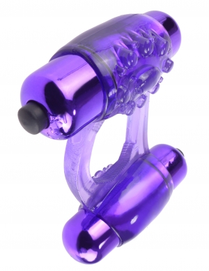 Fantasy C-Ringz Duo Vibrating Super Ring Purple from Pipedream Products