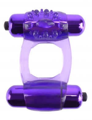 Fantasy C-Ringz Duo Vibrating Super Ring Purple from Pipedream Products