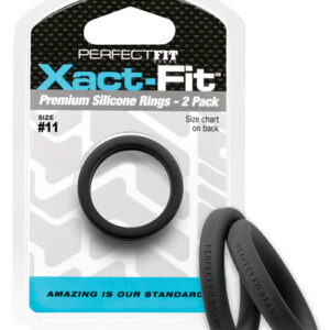 PERFECT FIT XACT-FIT #11 2 PK BLACK