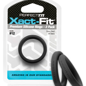 PERFECT FIT XACT-FIT #12 2 PK BLACK