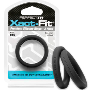 PERFECT FIT XACT-FIT #15 2 PK BLACK