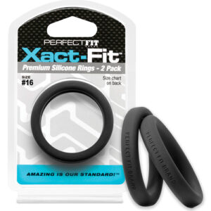 PERFECT FIT XACT-FIT #16 2 PK BLACK