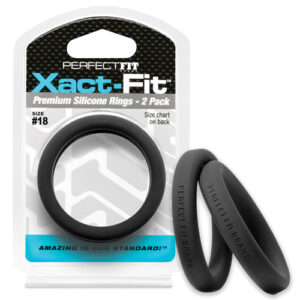 PERFECT FIT XACT-FIT #18 2 PK BLACK