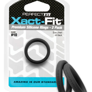 PERFECT FIT XACT-FIT #10 2 PK BLACK