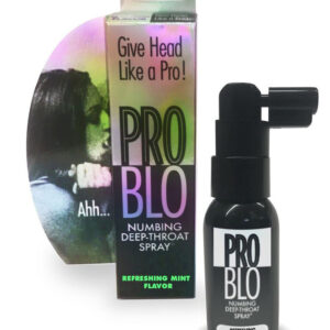 ProBlo Numbing Spray Sexy Refreshing Mint. Blow your manâs mind with the best oral sex of his life! Just a squirt or two of this numbing spray will allow you to give a better blow job by desensitizing your gag reflex