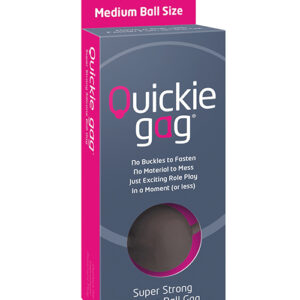 QUICKIE BALL GAG MEDIUM BLACK