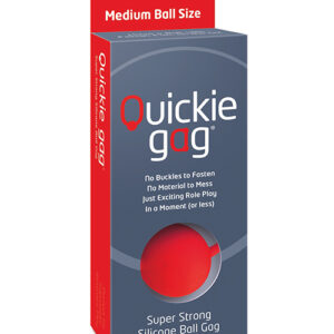 QUICKIE BALL GAG MEDIUM RED
