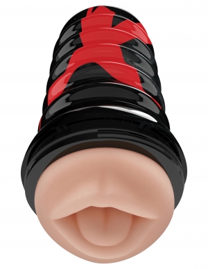 PDX Elite Air Tight Oral Stroker from PDX Brands. Air tight suction ensures that tip in or balls deep