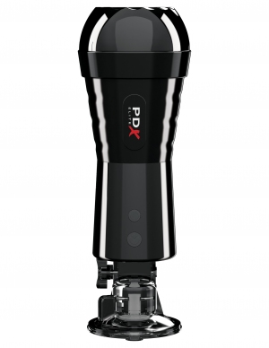 PDX Elite Cock Compressor Vibrating Stroker features innovative air bag technology is designed to inflate and deflate while surrounding your shaft with stimulating squeeze and release pleasure. Multiple air bags with multi functions