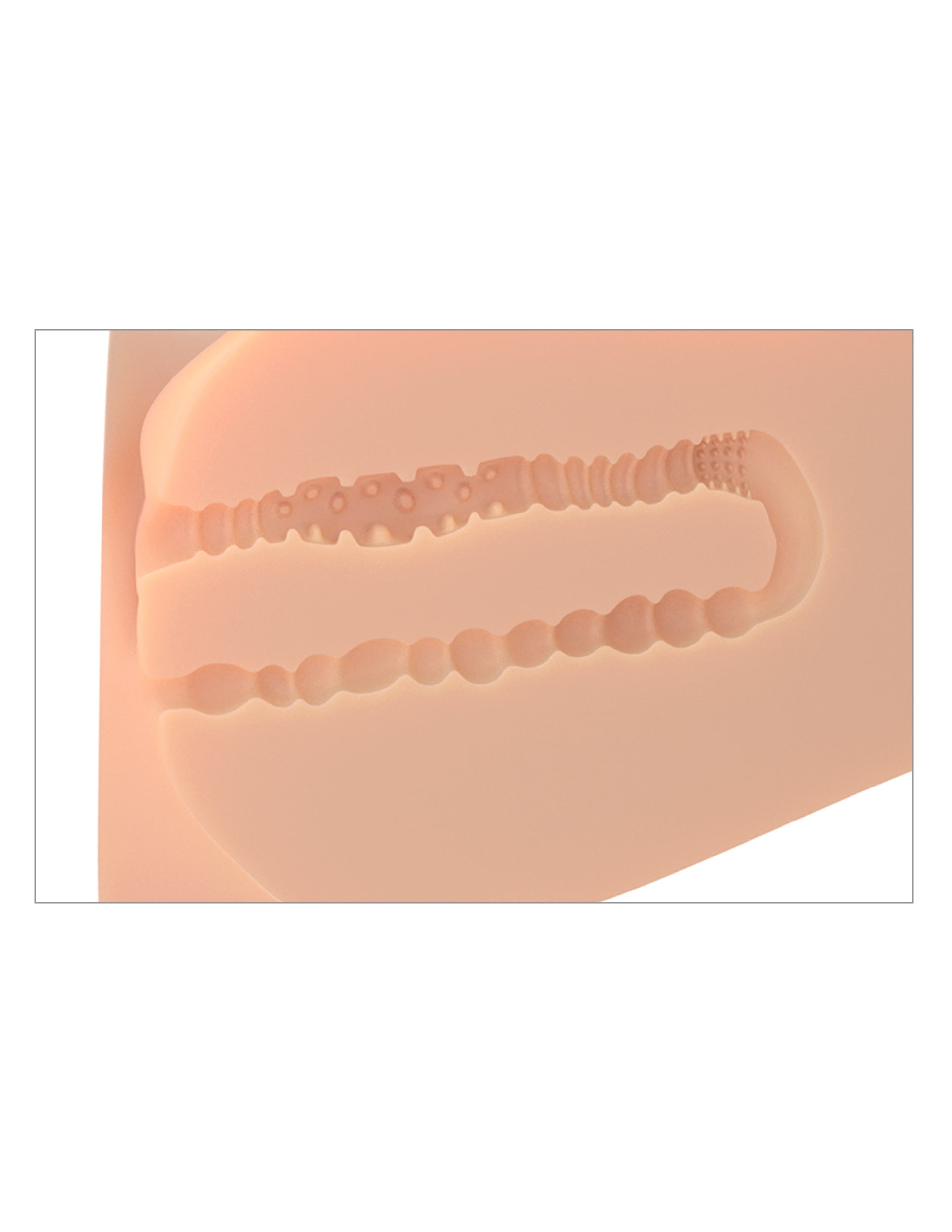 PDX Plus EZ Bang Torso Flesh Light Skin Tone Masturbator from Pipedream Products. The PDX Plus EZ Bang Torso has full size features in a compact design