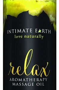 INTIMATE EARTH RELAX MASSAGE OIL 4OZ