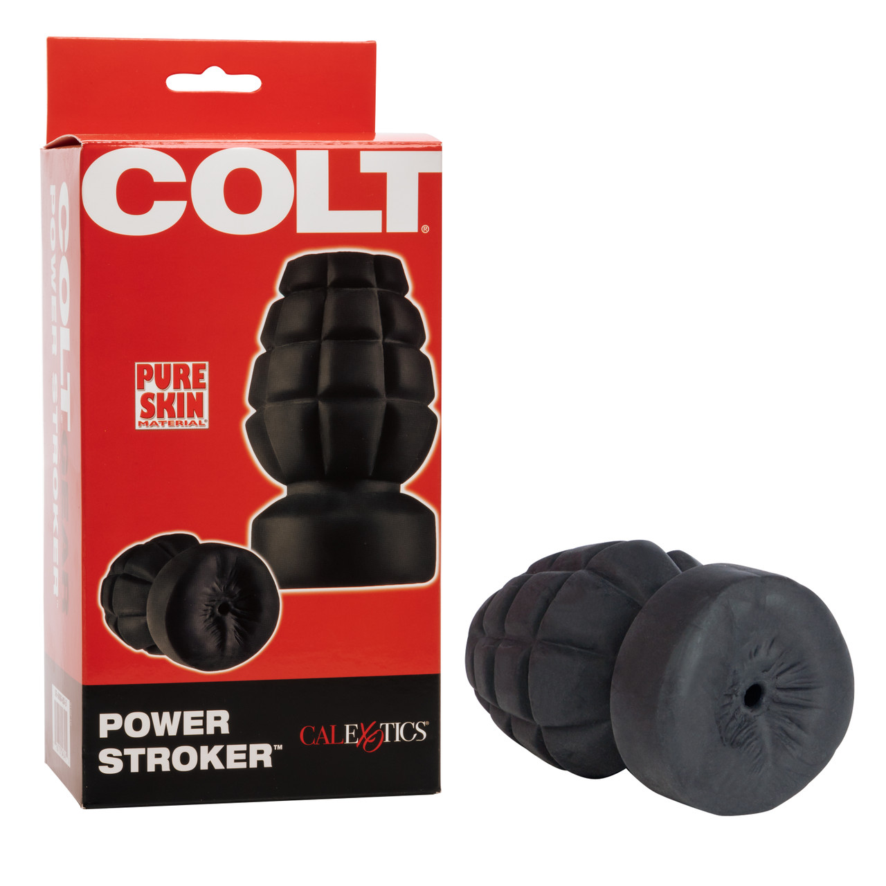 Colt Power Stroker from California Exotic Novelties. Cum on the ceiling and all over the room after using this sex grenade