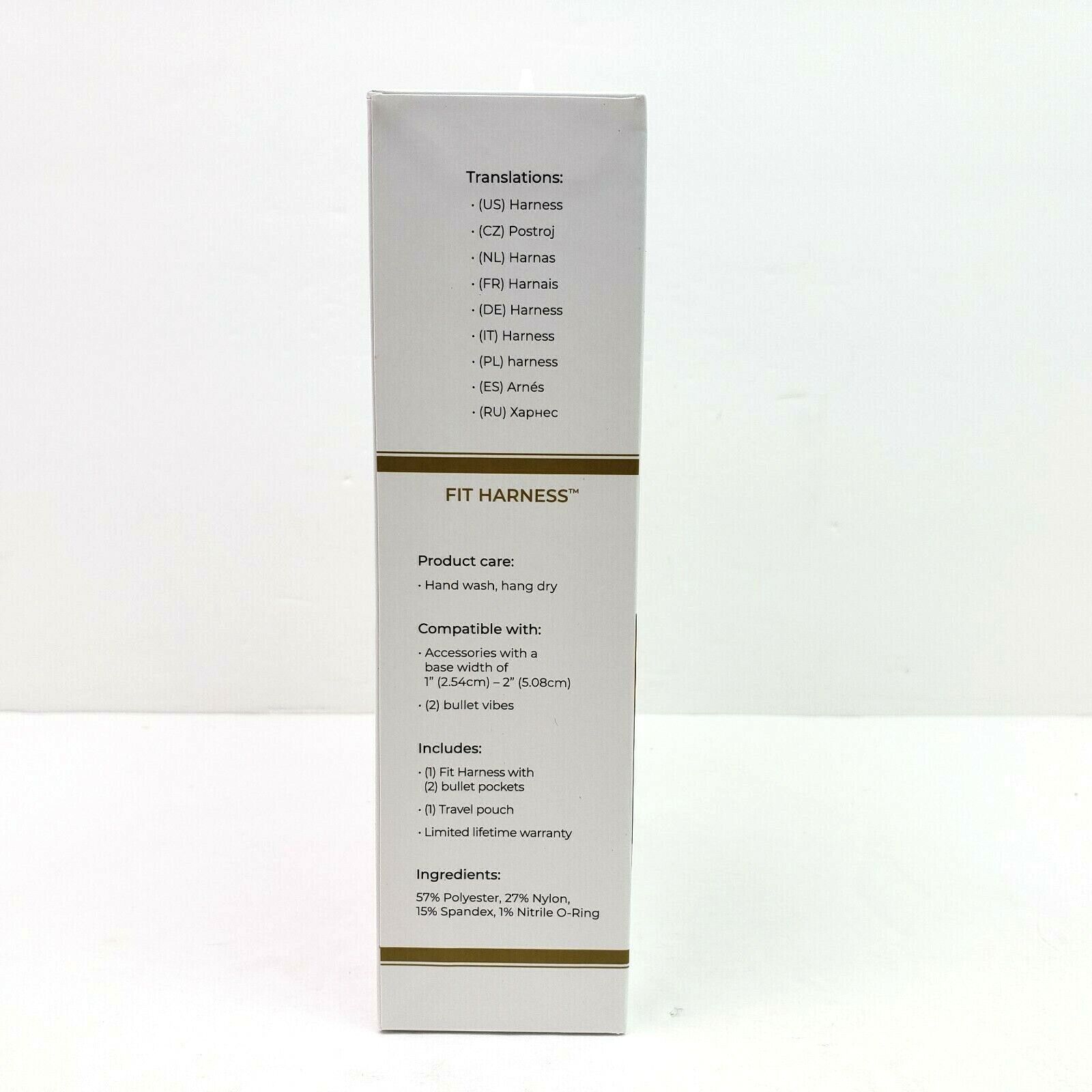 Sportsheets Em Ex Gray Fit Active Harness Wear Medium Strap On. Designed for an active fit all day and all night