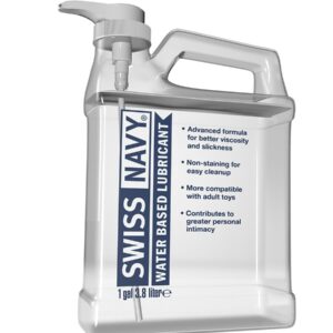 SWISS NAVY WATER BASED LUBE 1 GALLON