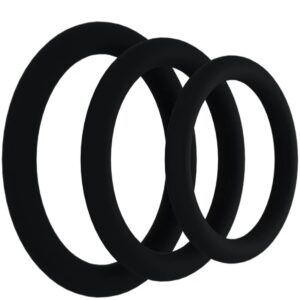 This three-pack of The Gasket thin circle cock rings are made from super stretchy silicone to fit perfectly and enhance your size and thickness. They're dishwasher safe and completely phthalate-free and body-safe.