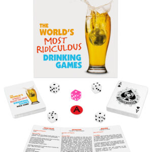 The World's Most Ridiculous Drinking Games from Kheper Games. A collection with 30 of the most ridiculous drinking games from around the world! Play the craziest games from all over the globe