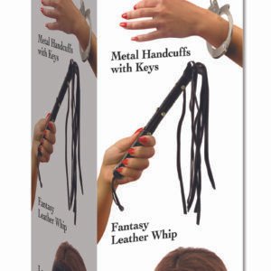 Fetish Fantasy Series Lover's Fantasy Kit explore each your naughty side with this Lover's Fantasy Kit. Kit includes a Leather Whip