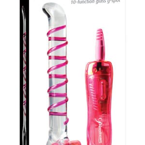 Icicles No. 4 is a 10-Function Glass G-Spot Vibrating Wand. Elegant