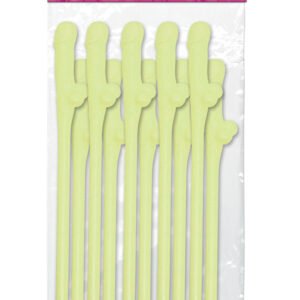 Bachelorette Party Favors Dicky Sipping Straws Glow In The Dark from Pipedream Products. Dicky Sipping Straws Glow In The Dark 10 Pieces Set at your next party
