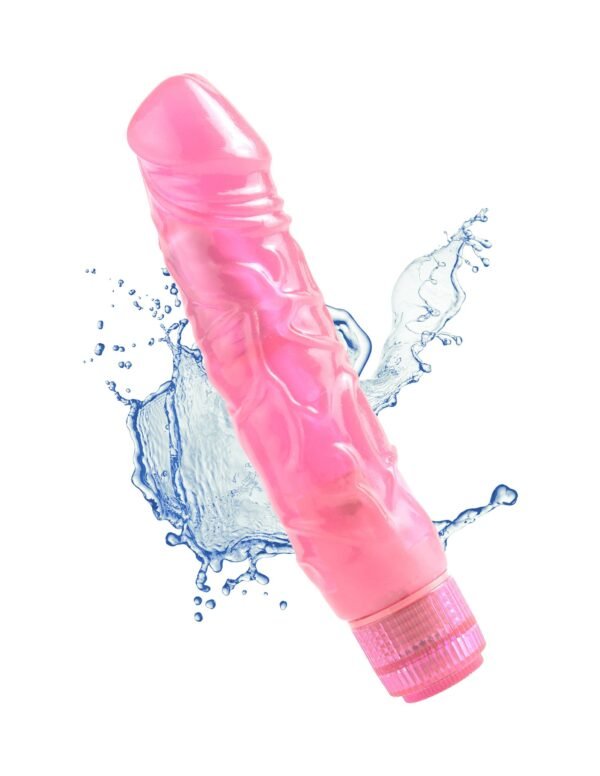 until they tried one of these precious Juicy Jewels. Realistic phallic vibrator comes with a slightly curved head followed by extreme folds and creases plus thick veins on the