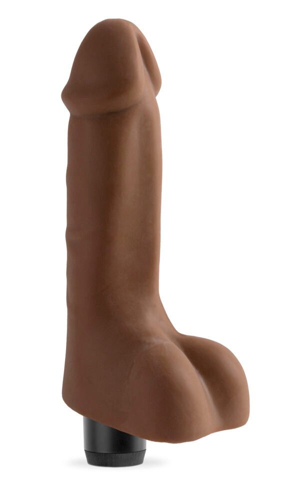 New and improved! Real Feel Lifelike Toyz No. 2 Brown Vibrator from Pipedream Products. Enjoy the Real Feel of super soft