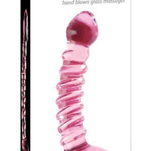 Icicles Hand Blown Massager number 28 is an elegant