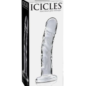 Pipedream Products Icicles line Icicles number 62 non-vibrating glass probe. Elegant