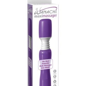 Maxi Wanachi Purple Massager from Pipedream Products. The ever popular Wanachi vibe just got bigger! Enjoy powerful and soothing vibrations anywhere you go with this cordless massager. Powered by a whisper quiet motor