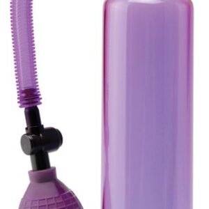 Pump Worx Beginners Pump Purple from Pipedream Products. The Beginner Power Pump will give you the size and confidence you have always dreamed about without any harmful side effects. With each squeeze of the medical style pump ball