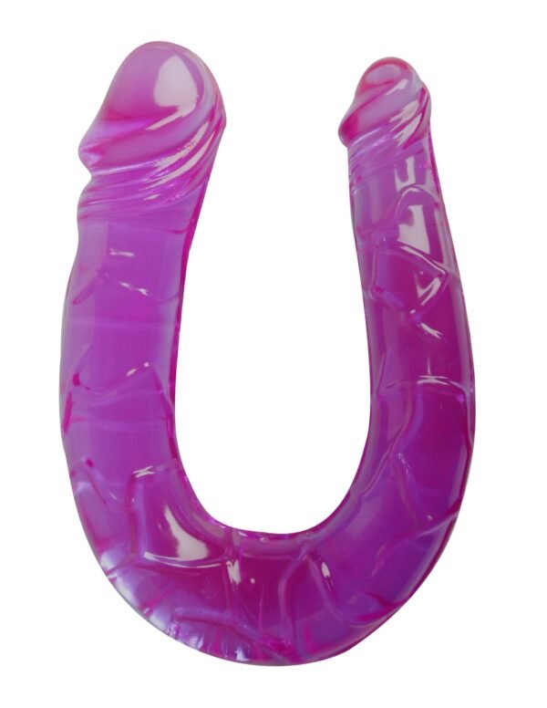 Fetish Fantasy Lucky Lady Dual Stimulator Purple from Pipedream Products. Experience the thrill of double penetration. Satisfy yourself vaginally and anally at the same time with this incredible dual stimulator. With a thicker head for vaginal entry and a
