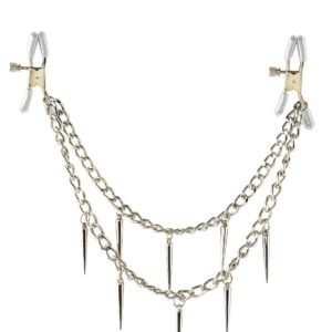 Fetish Fantasy Rock Hard Nipple Clamps from Pipedream Products. Make your nipples perk with pleasure with these Rock Hard Nipple Clamps. Made with durable metal clips and covered in soft rubber liners