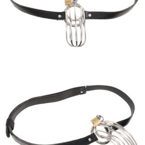 Fetish Fantasy Extreme The Prisoner Black Steel Cock Cage Male Chasity with Lock. Put his boner behind bars with this chastity belt cock cage! Punish your subject's misbehaved member with The Prisoner steel cock cage chastity belt. Made from highly polish
