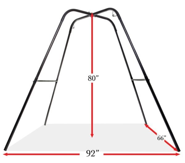 Fetish Fantasy Series Fantasy Swing Stand Black from Pipedream Products. Turns any room in your home into a bondage playground with the incredible Fantasy Swing Stand. Do not worry about drilling holes in the ceiling ever again the free standing Fantasy S