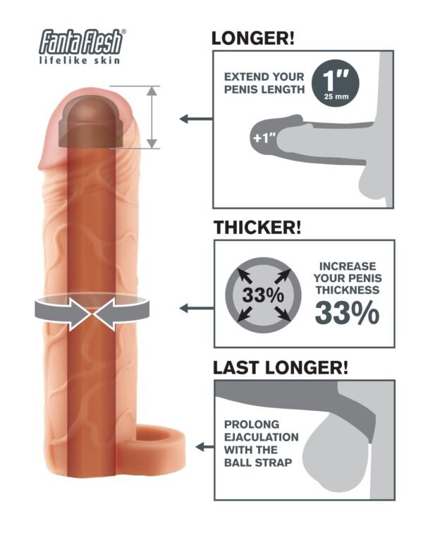 FANTASY X-TENSIONS PERFECT EXTENSION 1IN W/BALL STRAP F - Image 2