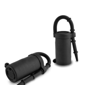 Fetish Fantasy Limited Edition Vibrating Silicone Nipple Teazers Black from Pipedream Products. Enjoy incredible hands free stimulation with the Vibrating Silicone Nipple Lassos. These elegant silicone wonders activate with a single switch to provide powe